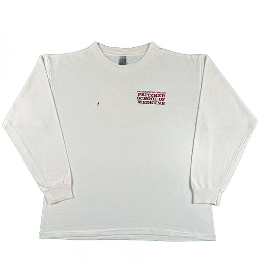 80s U of Chicago Pritzker School of Medicine L/S Tee- XL