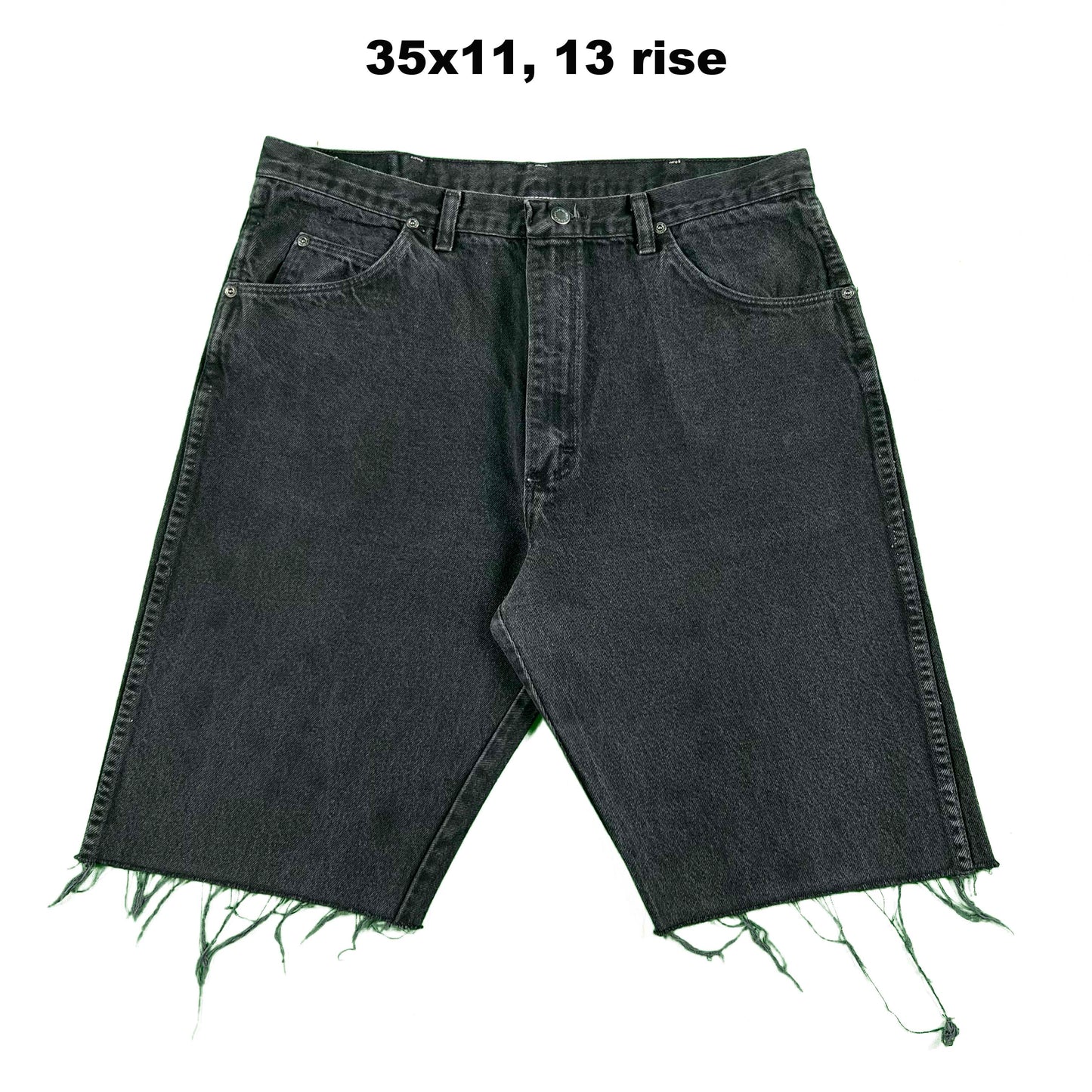 Vintage Wrangler Black Cut Off Denim Shorts- SELECT PAIR