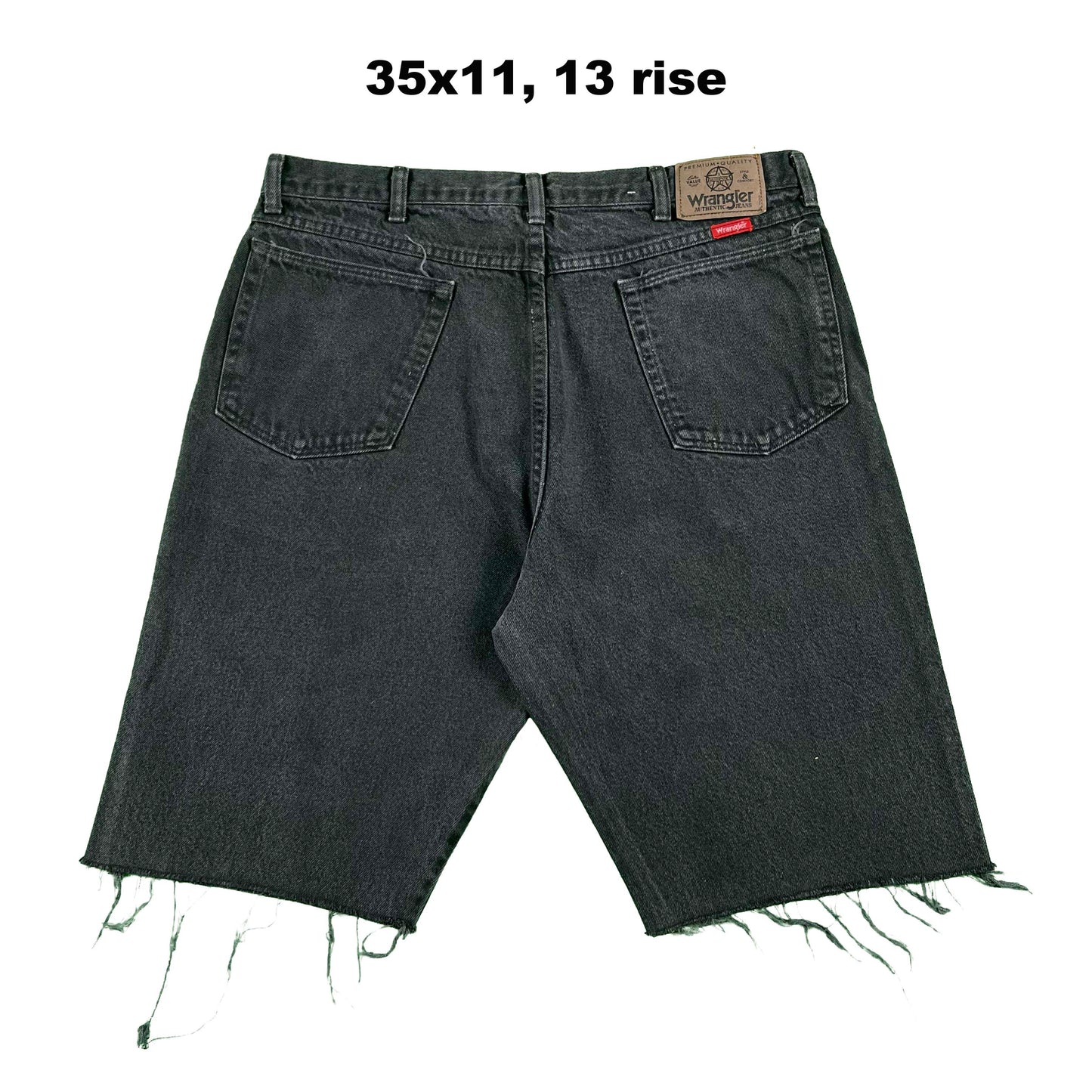 Vintage Wrangler Black Cut Off Denim Shorts- SELECT PAIR