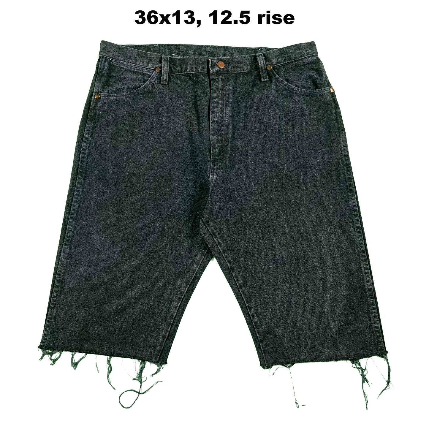 Vintage Wrangler Black Cut Off Denim Shorts- SELECT PAIR