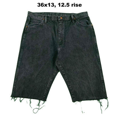 Vintage Wrangler Black Cut Off Denim Shorts- SELECT PAIR