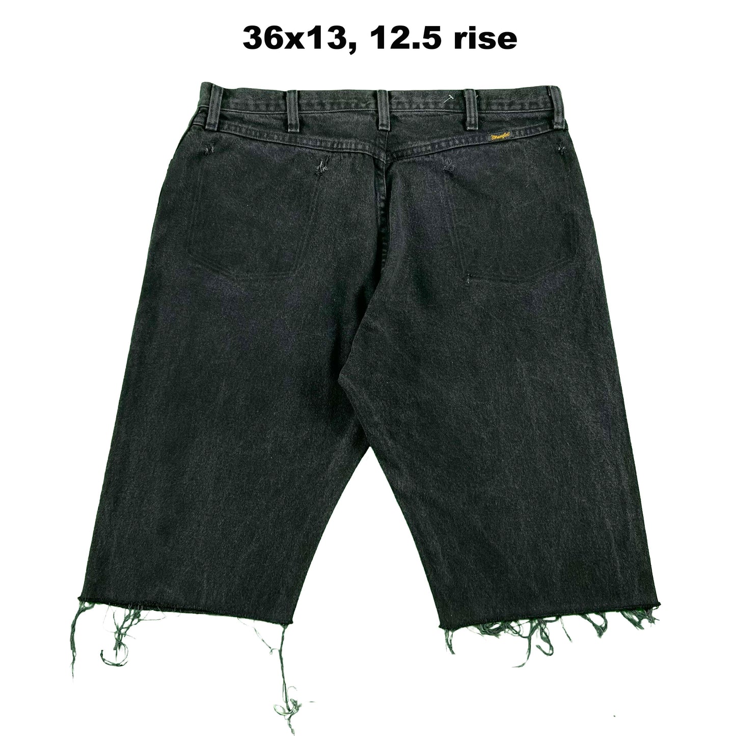 Vintage Wrangler Black Cut Off Denim Shorts- SELECT PAIR