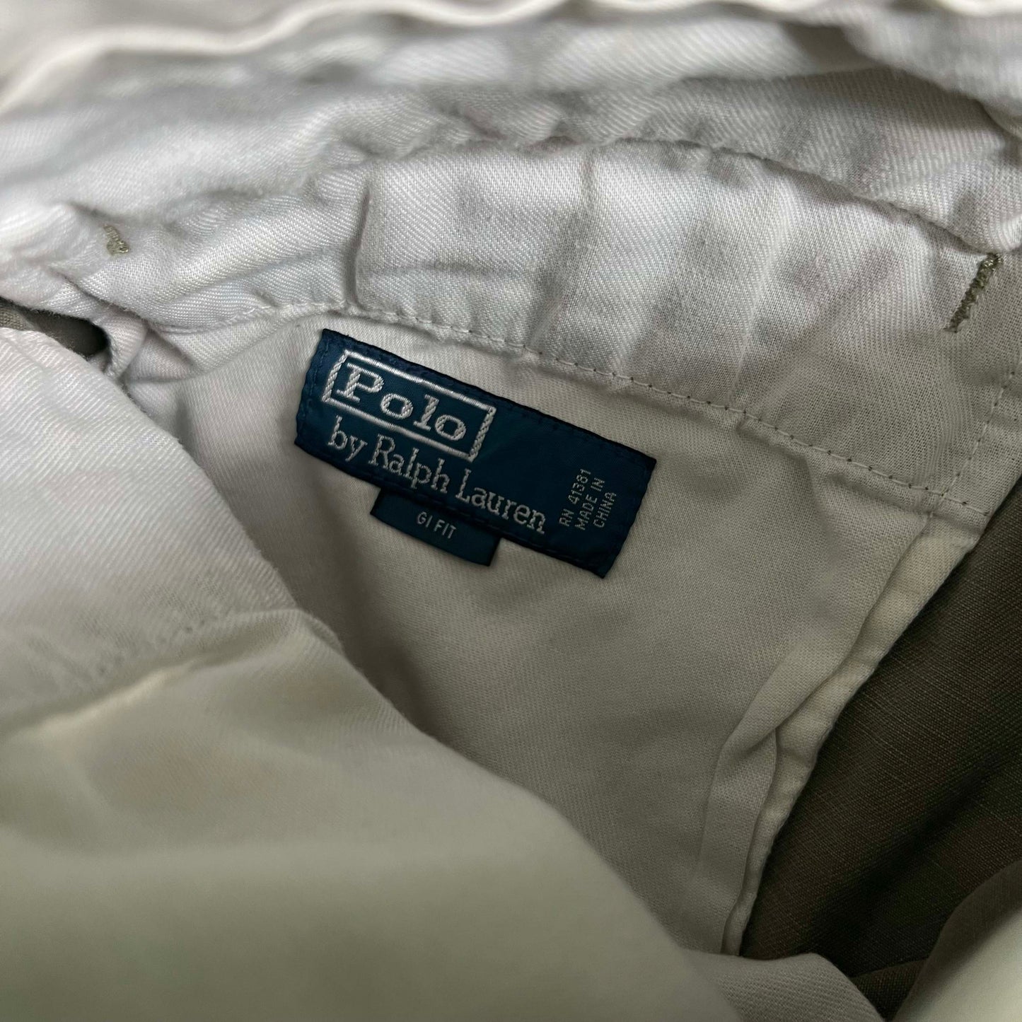 00s Polo by Ralph Lauren Khaki Drill Shorts- 33x9