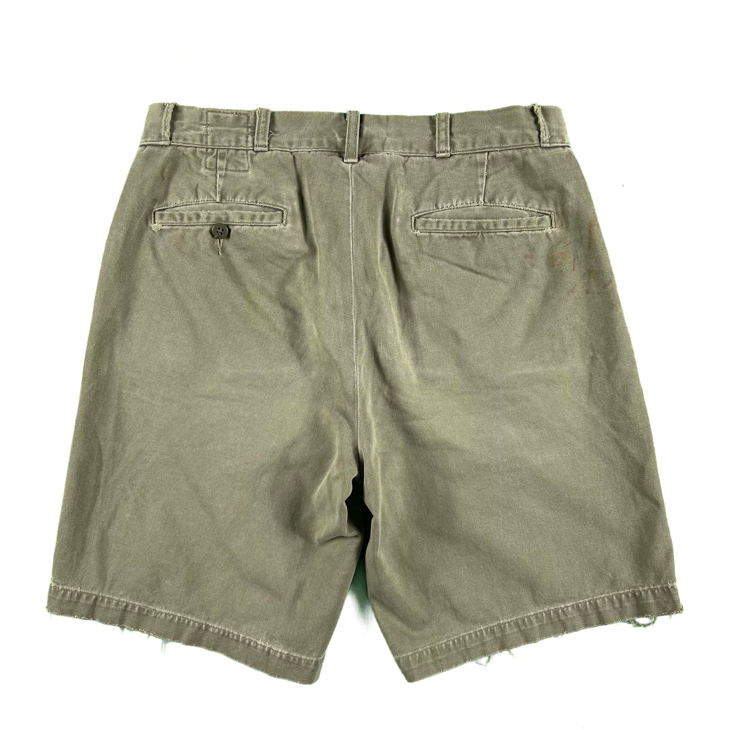 00s Polo by Ralph Lauren Khaki Drill Shorts- 33x9