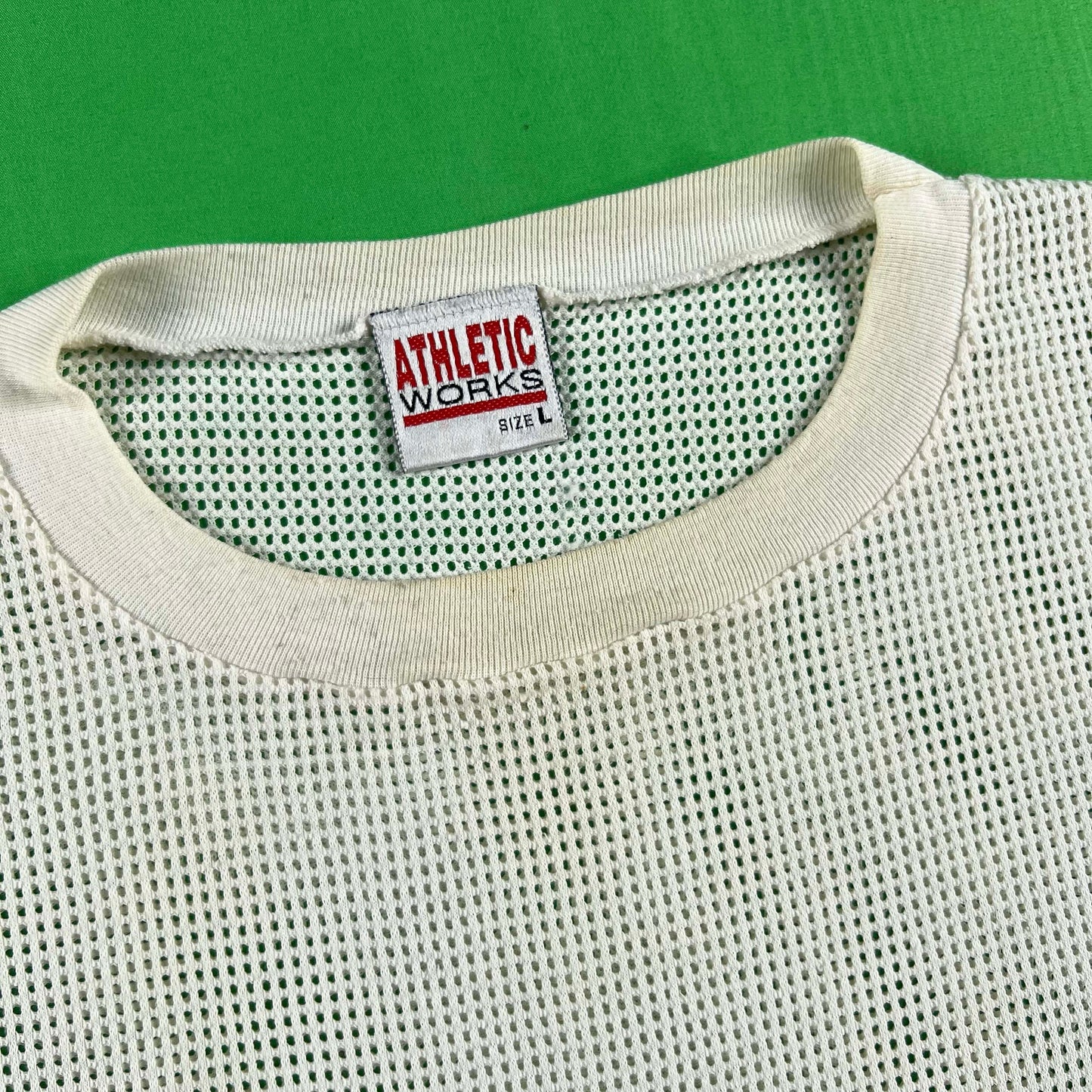 80s Crop Mesh Tee- M