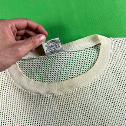 80s Crop Mesh Tee- M