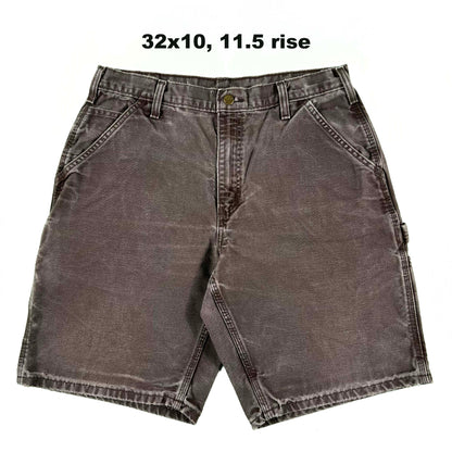 Carhartt Duck Canvas Carpenter Shorts- SELECT PAIR