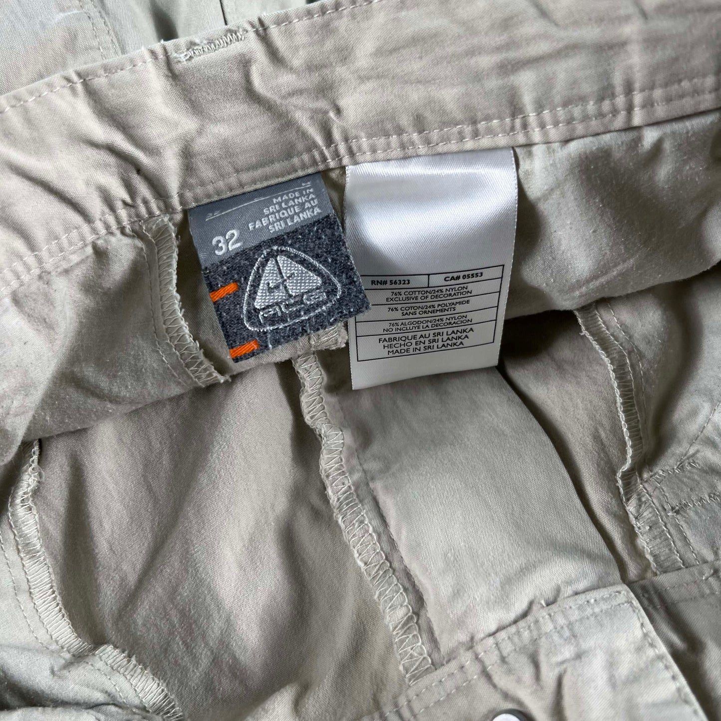 00s Nike ACG Cotton Nylon Double Knee Pants- 31x30