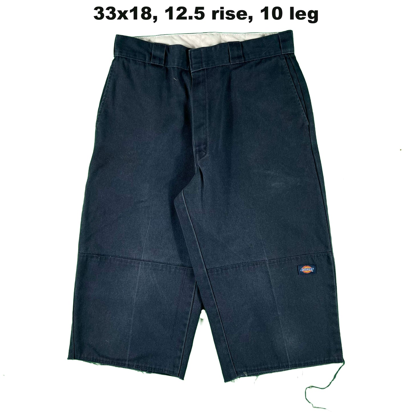 Dickies Navy Blue Double Knee Capris- SELECT PAIR