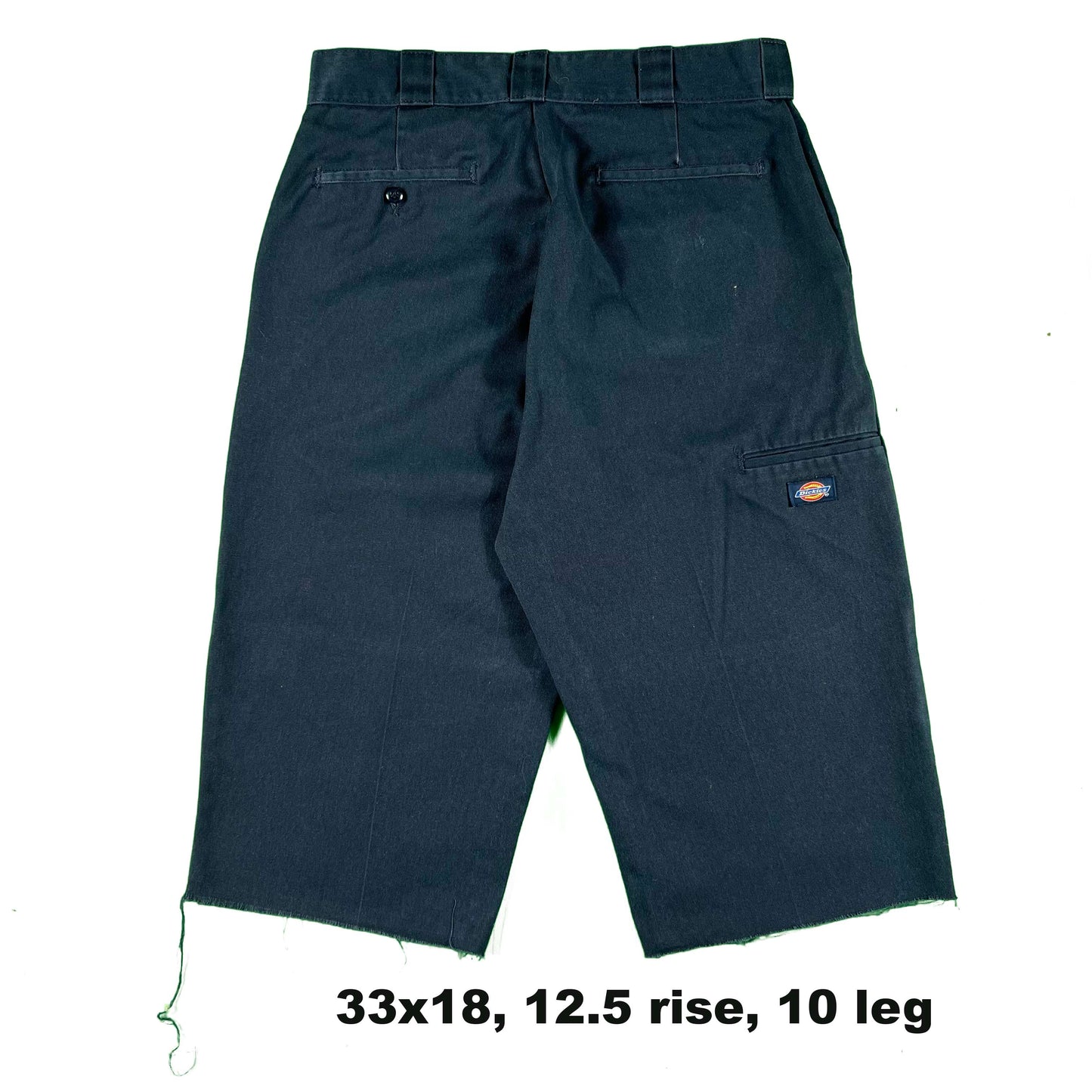 Dickies Navy Blue Double Knee Capris- SELECT PAIR
