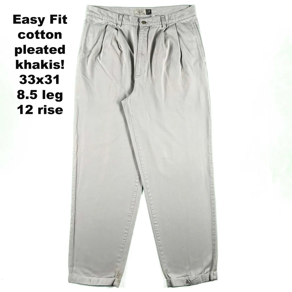 Vintage Gap Cotton Chino Pants- SELECT PAIR