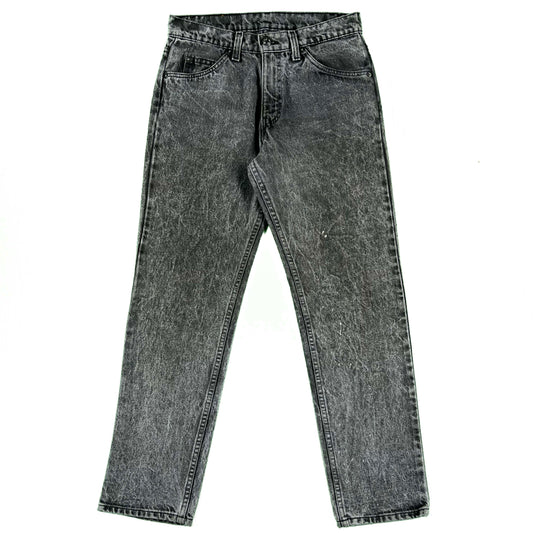 80s Faded Black/Grey Levi's 506 Denim- 30x29