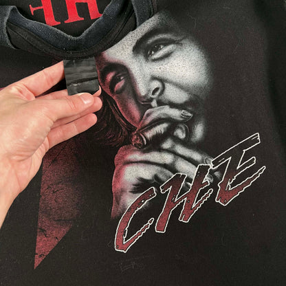 Two Tone Black Che Guevara Long Sleeve Tee- S