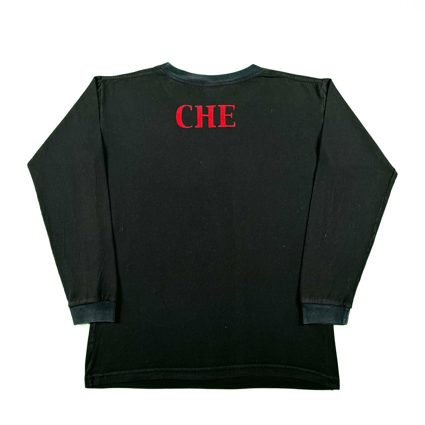 Two Tone Black Che Guevara Long Sleeve Tee- S