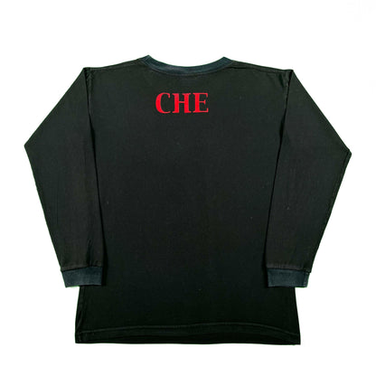 Two Tone Black Che Guevara Long Sleeve Tee- S