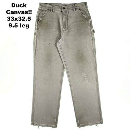 Carhartt Canvas Carpenter Pants- SELECT PAIR
