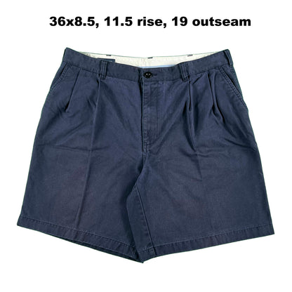 Vintage Lands' End Pleated Chino Shorts- SELECT PAIR