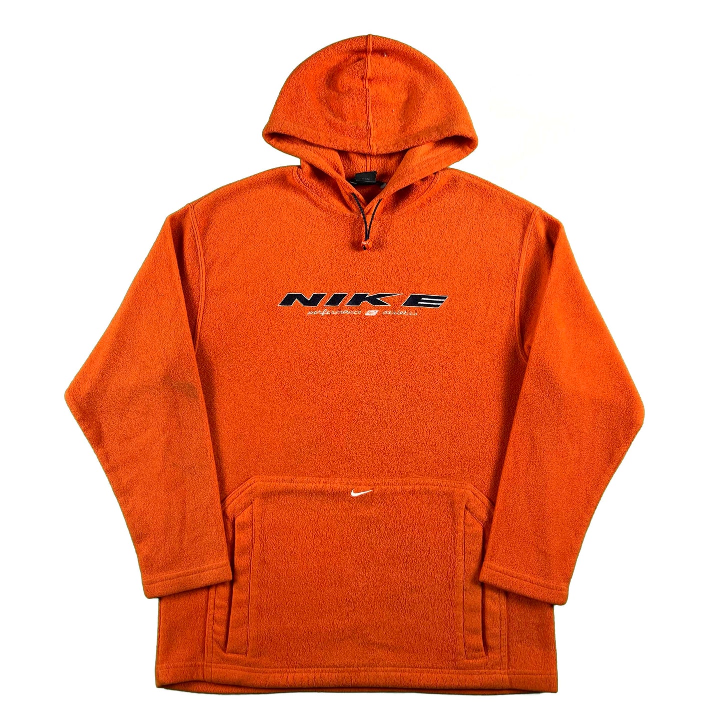 00s Nike 'performance athletics' Fleece Hoodie- M