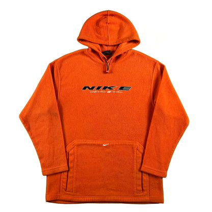00s Nike 'performance athletics' Fleece Hoodie- M