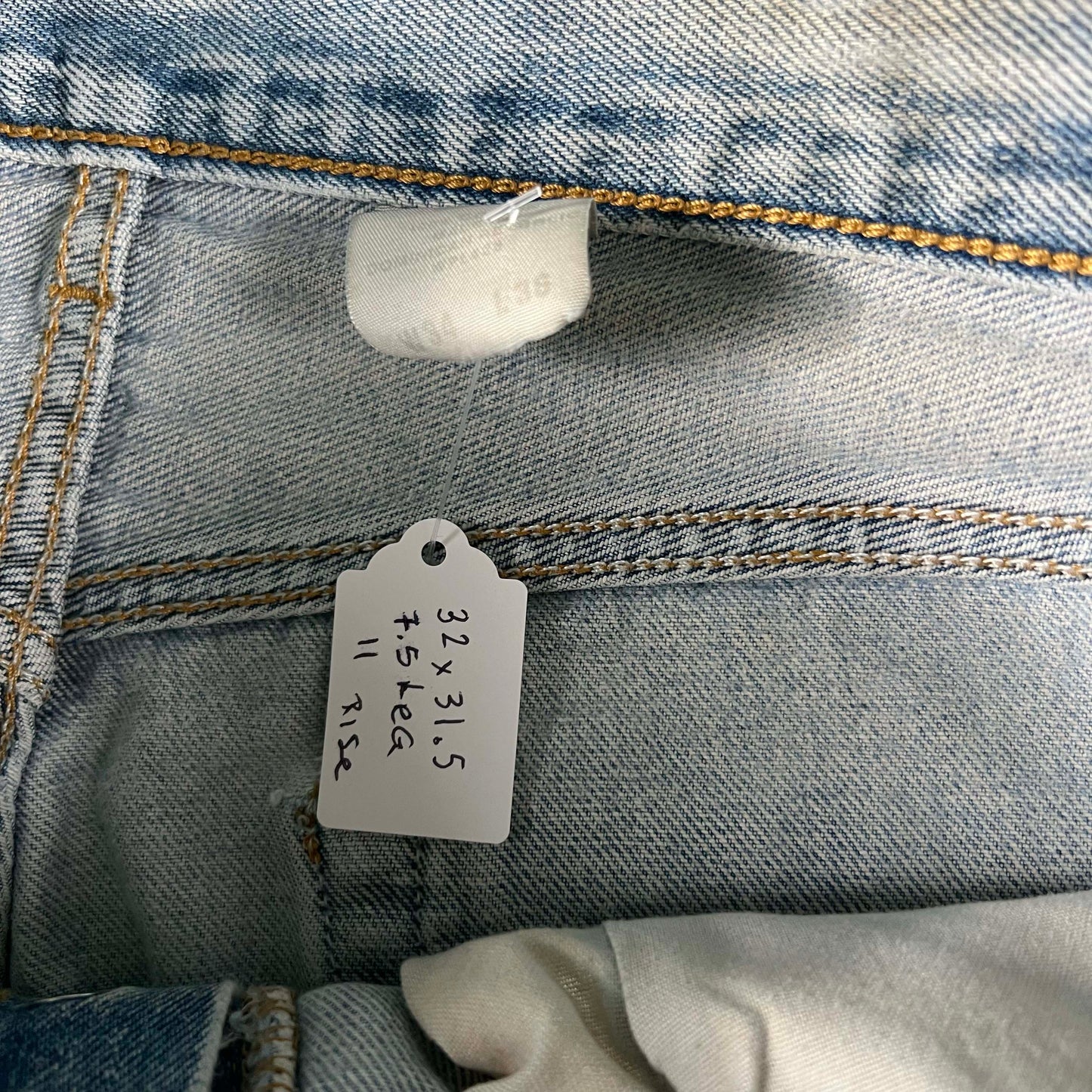 00s Thrashed Levi's 501 Denim- 32x31.5
