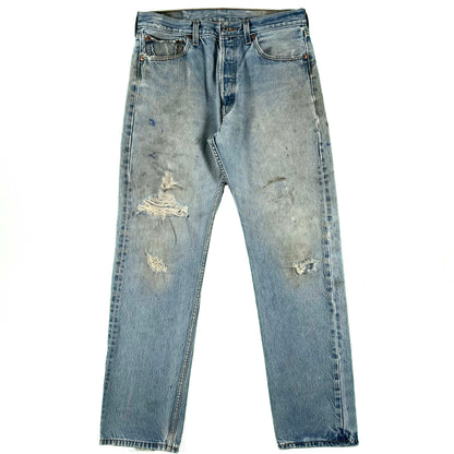 00s Thrashed Levi's 501 Denim- 32x31.5