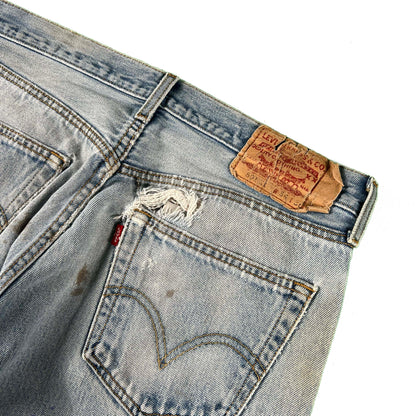 00s Thrashed Levi's 501 Denim- 32x31.5