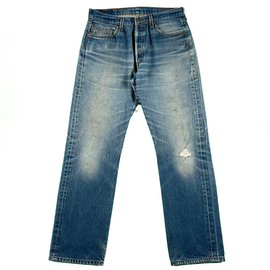 00s Perfectly Faded Levi's 501 Denim- 32x31