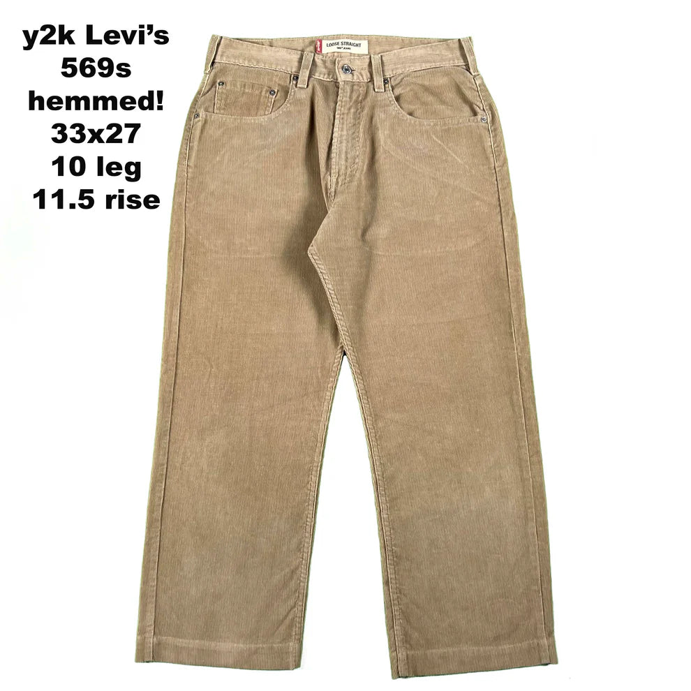 90s/y2k Baggy Levi's Corduroy Pants- SELECT PAIR