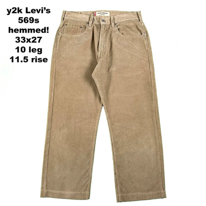 90s/y2k Baggy Levi's Corduroy Pants- SELECT PAIR