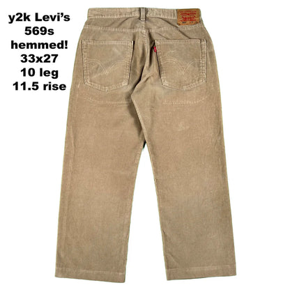 90s/y2k Baggy Levi's Corduroy Pants- SELECT PAIR