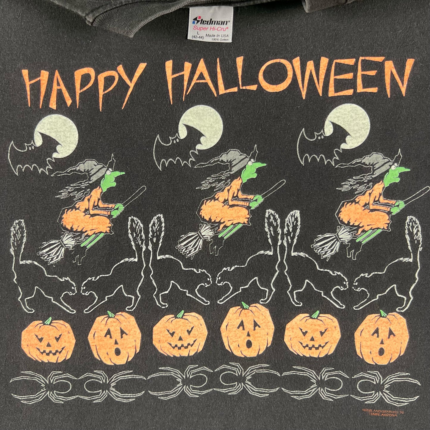 80s Witches Halloween Tee- L