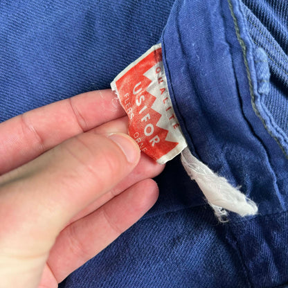60s French Work Pants- 39x25