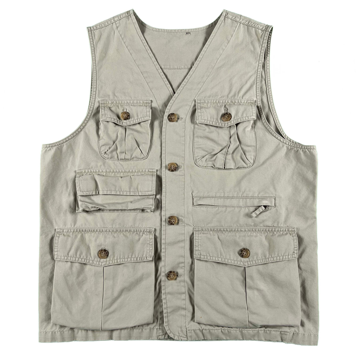 00s Lands' End Cotton Utility Vest- M