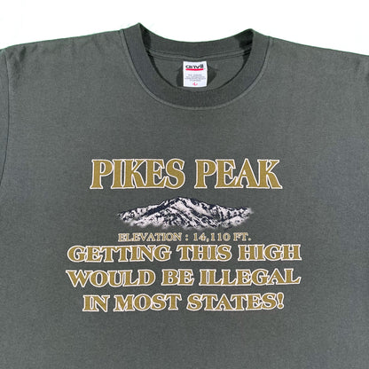 00s Pikes Peak 'Getting This High' Tee - L