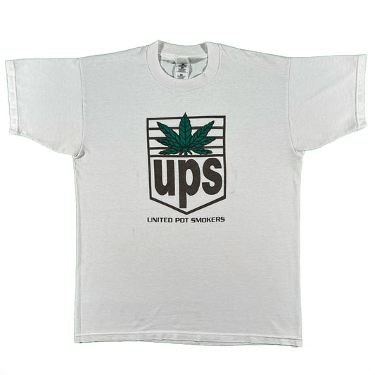 90s UPS 'United Pot Smokers' Tee-L