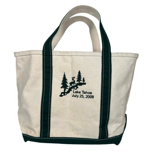 L.L. Bean Canvas Lake Tahoe Boat and Tote Bag- M