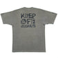 90s Crazy Shirts 'Keep Off the Grass' Weed Tee- M