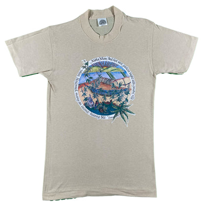 70s Kubla Khan Poetry Weed Tee- S