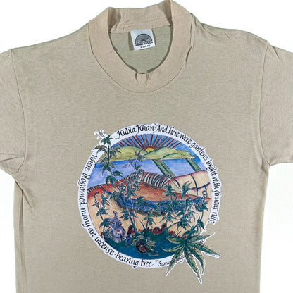 70s Kubla Khan Poetry Weed Tee- S