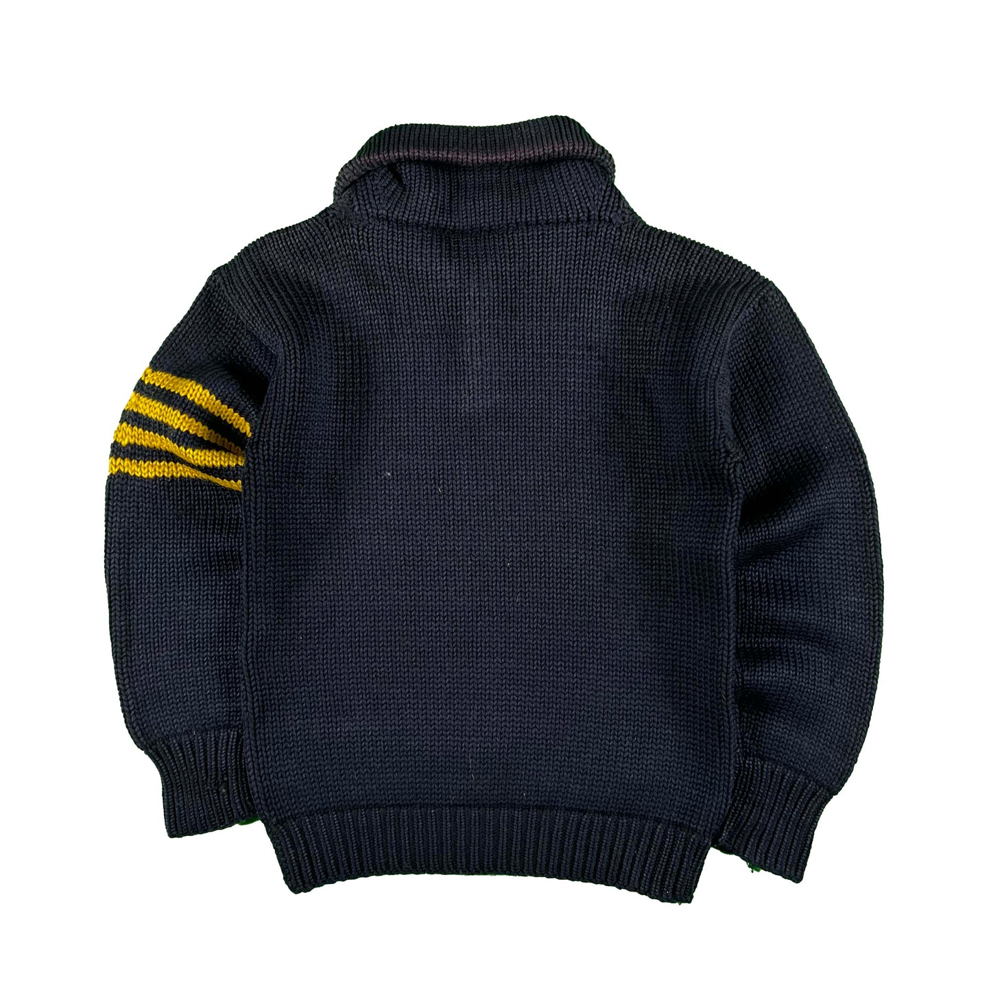 40s Shawl Loop Collar Wool Sweater- XS