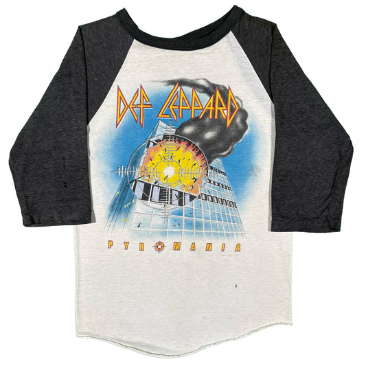 80s Def Leppard Pyromania Tour Tee- S