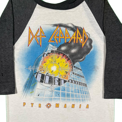 80s Def Leppard Pyromania Tour Tee- S