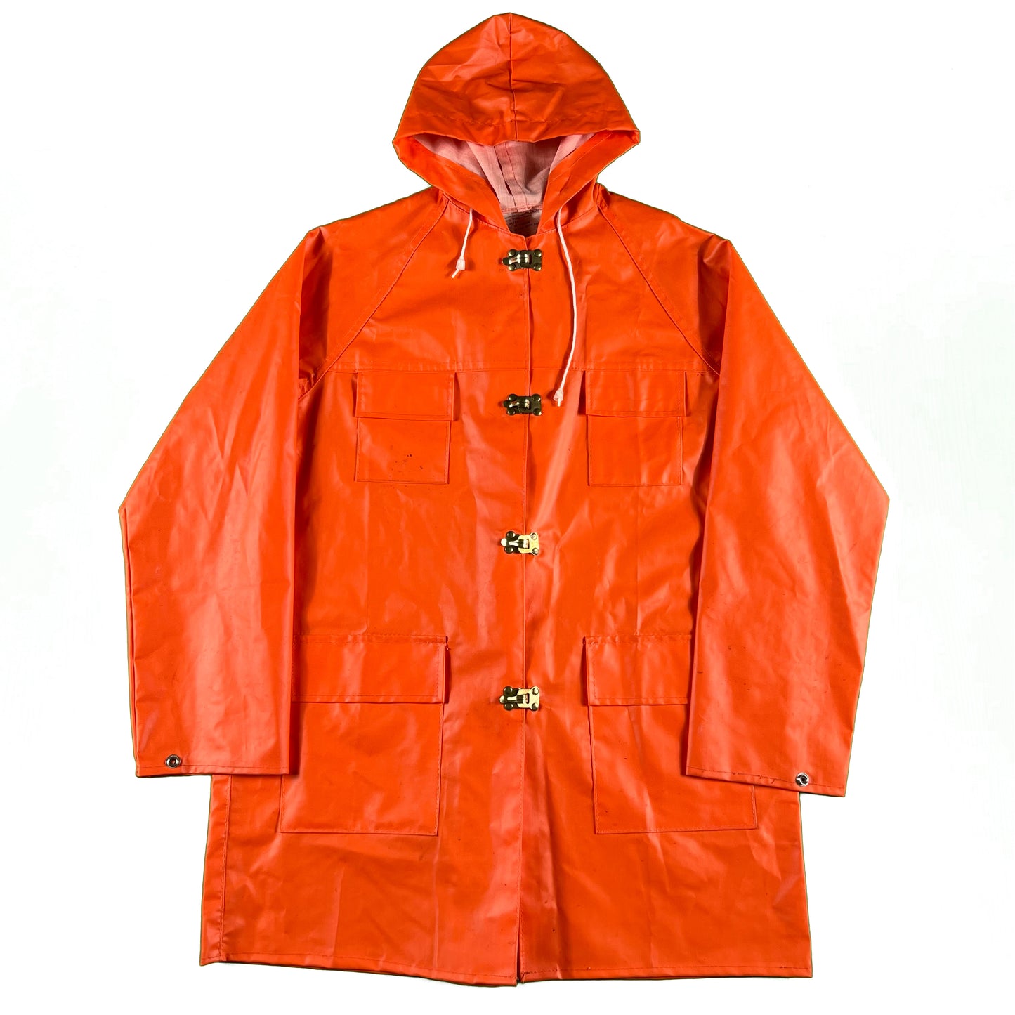 90s Folding Metal Clasp Fishing Coat- L