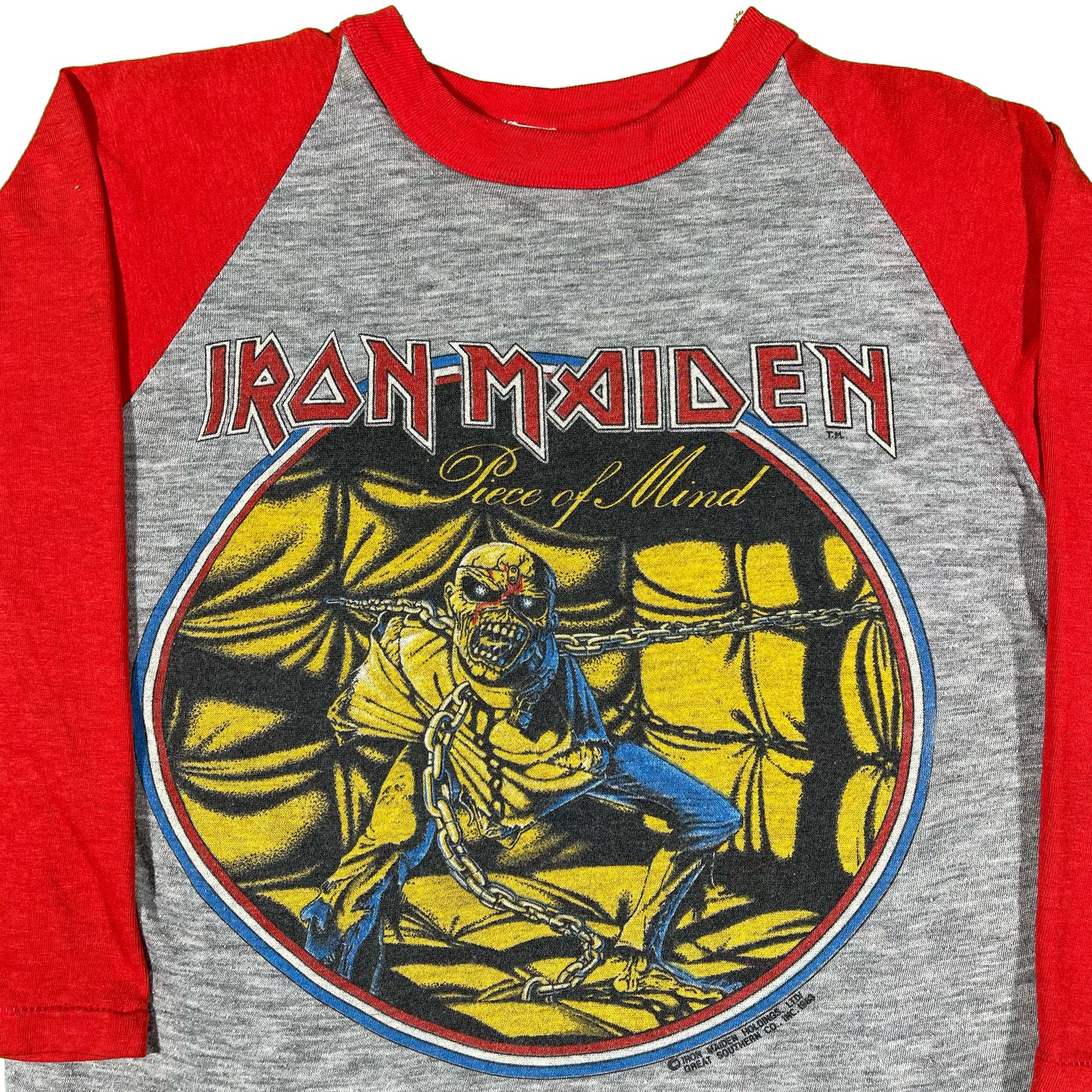 80s Iron Maiden World Piece Tour Tee- S