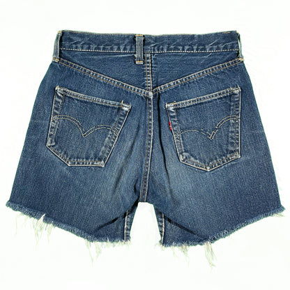 50s Hidden Rivets Big E Levi's 501 Jorts- 28x5.5