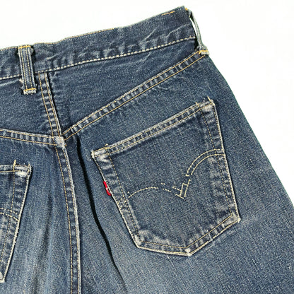 50s Hidden Rivets Big E Levi's 501 Jorts- 28x5.5