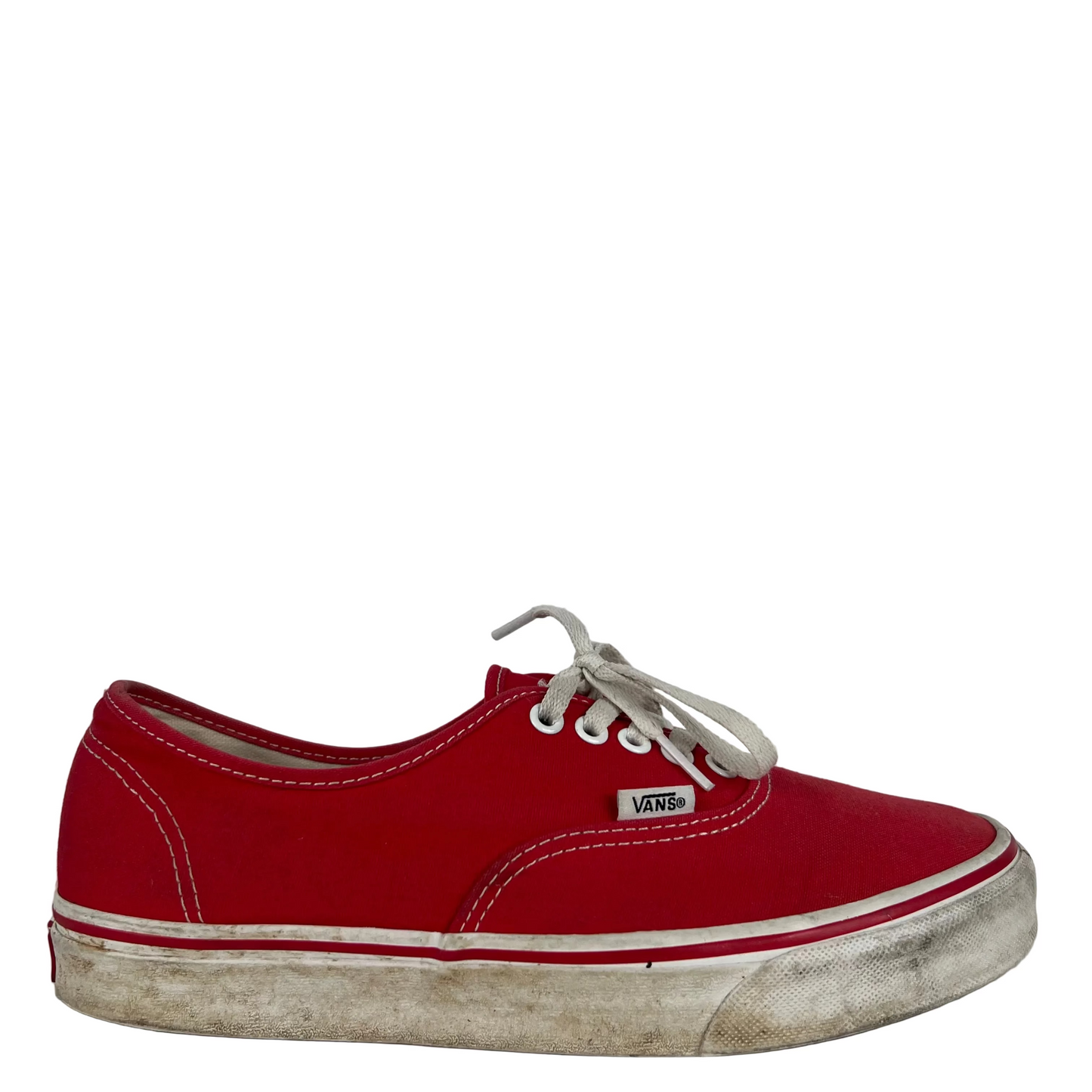 Faded Red Vans New Eras- M's 9, W's 10.5