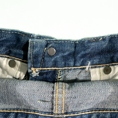 50s Hidden Rivets Big E Levi's 501 Jorts- 28x5.5