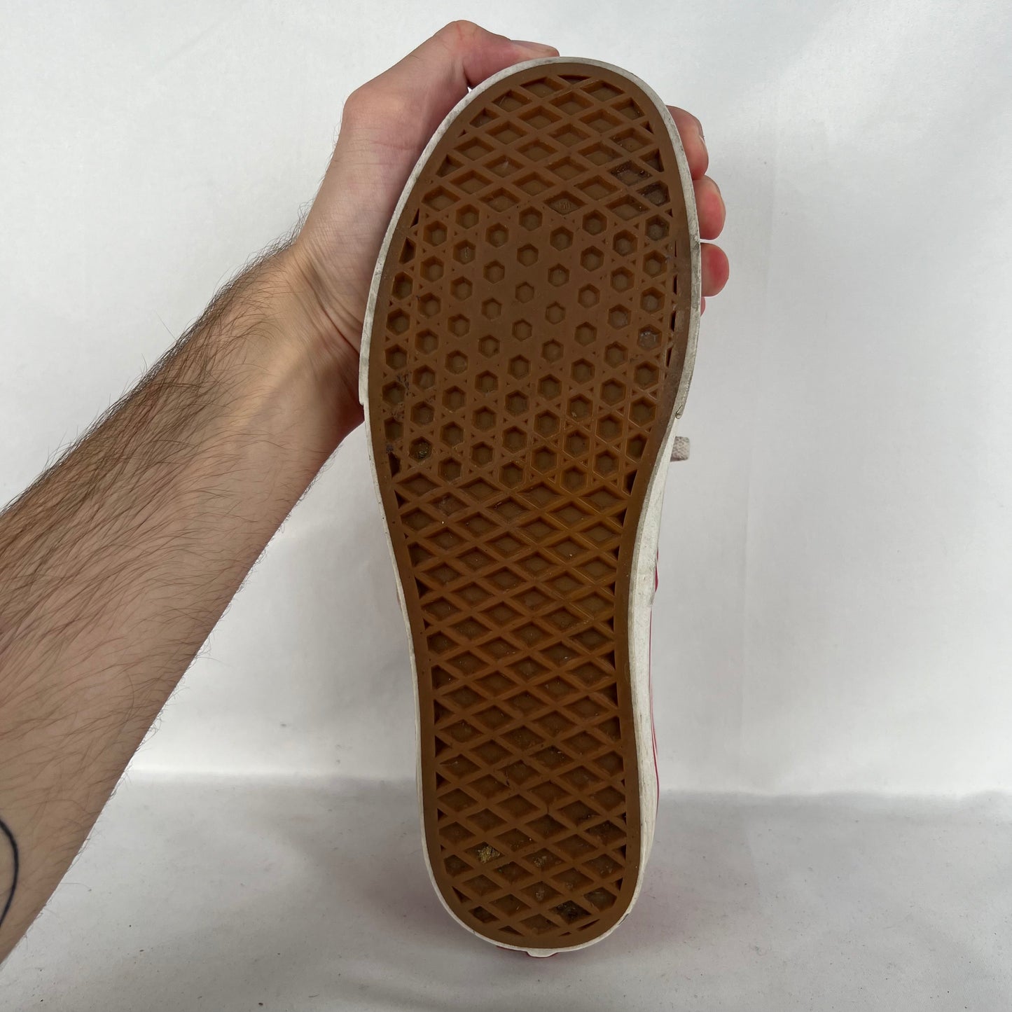 Faded Red Vans New Eras- M's 9, W's 10.5