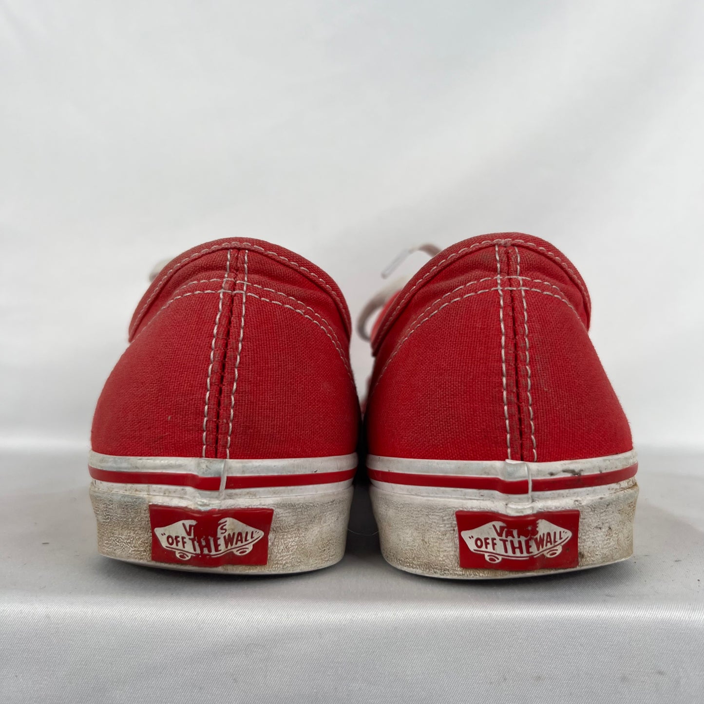 Faded Red Vans New Eras- M's 9, W's 10.5